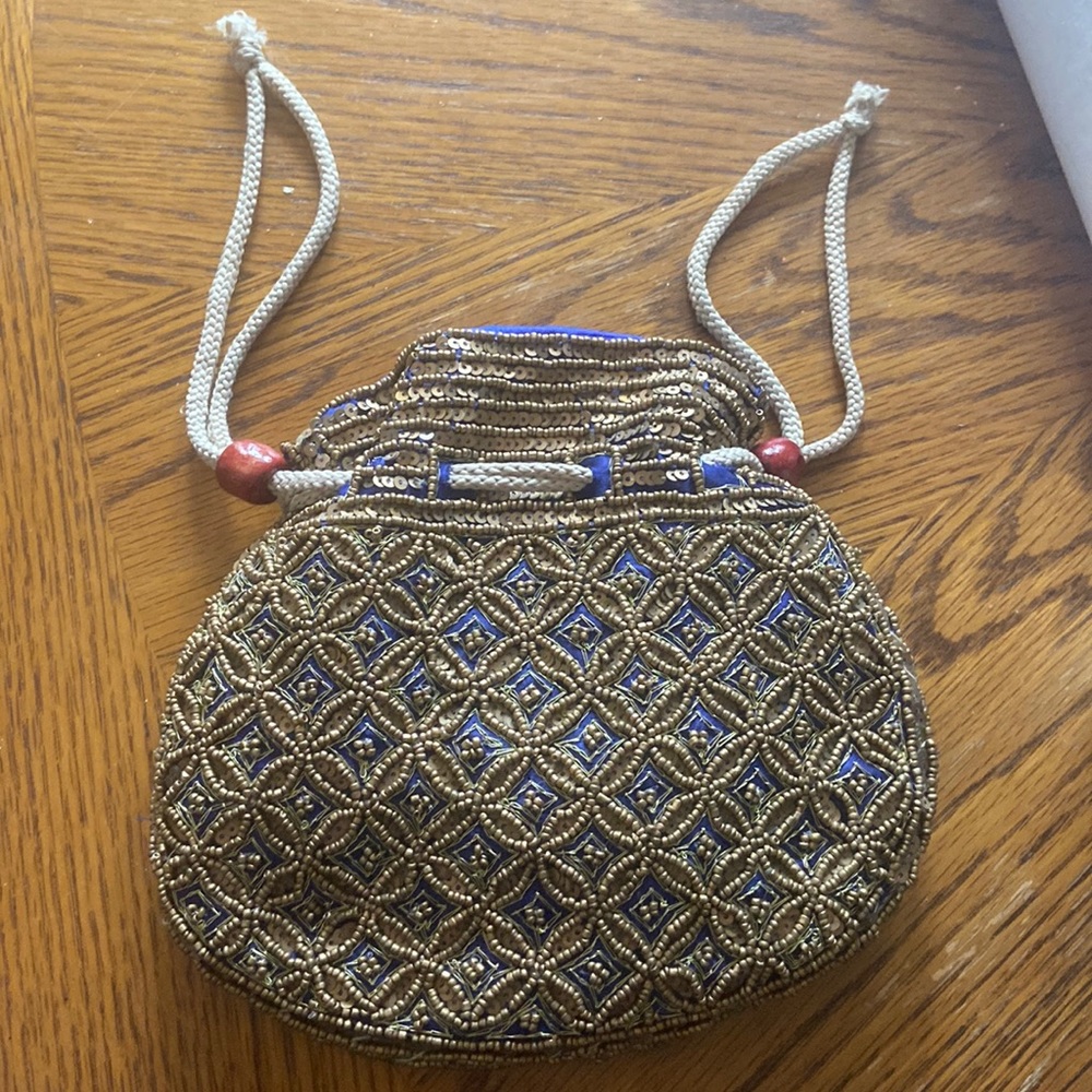 Beaded mini bag
